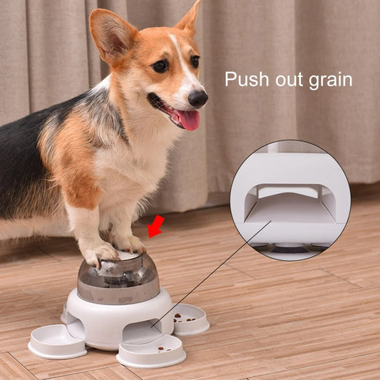 Dog Press Leakage Food Feeder Automatic Pet Feeder