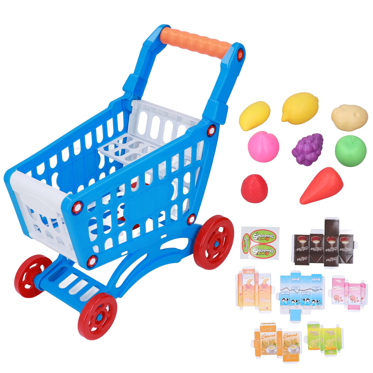 Kids Shopping Cart Set Educational Kids