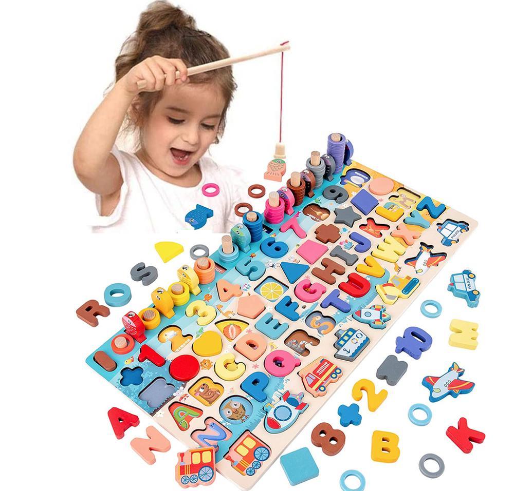 Montessori Educational Wooden Toys for Kids Montessori Toys Board