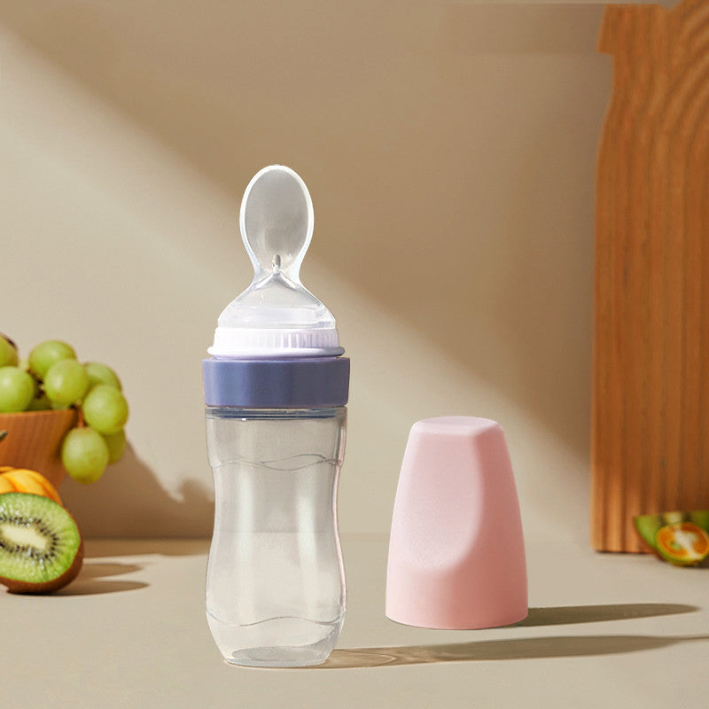 Squeeze Baby Rice Paste Spoon Feeder