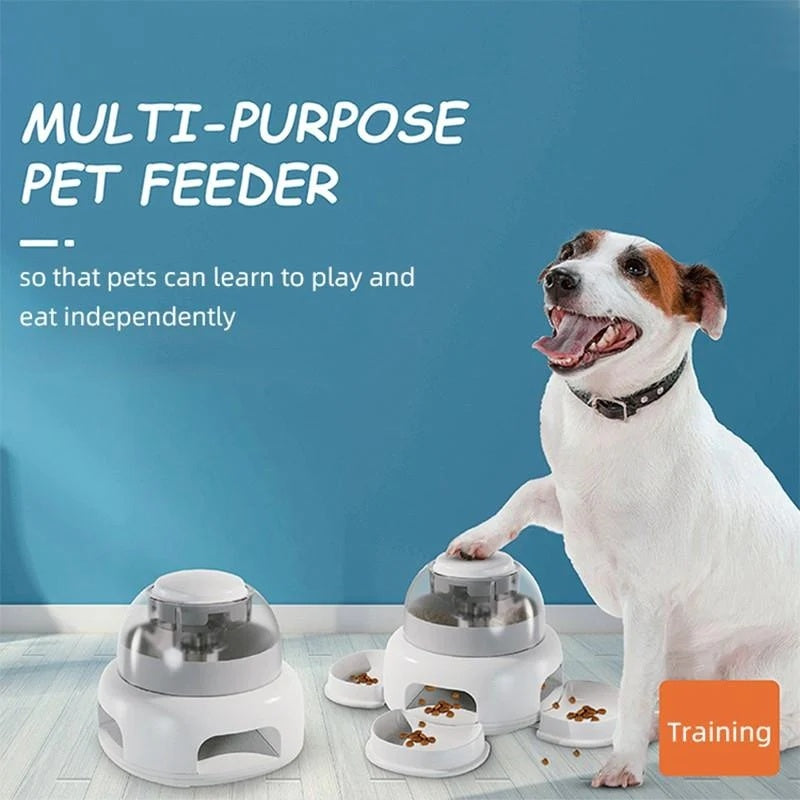 Dog Press Leakage Food Feeder Automatic Pet Feeder