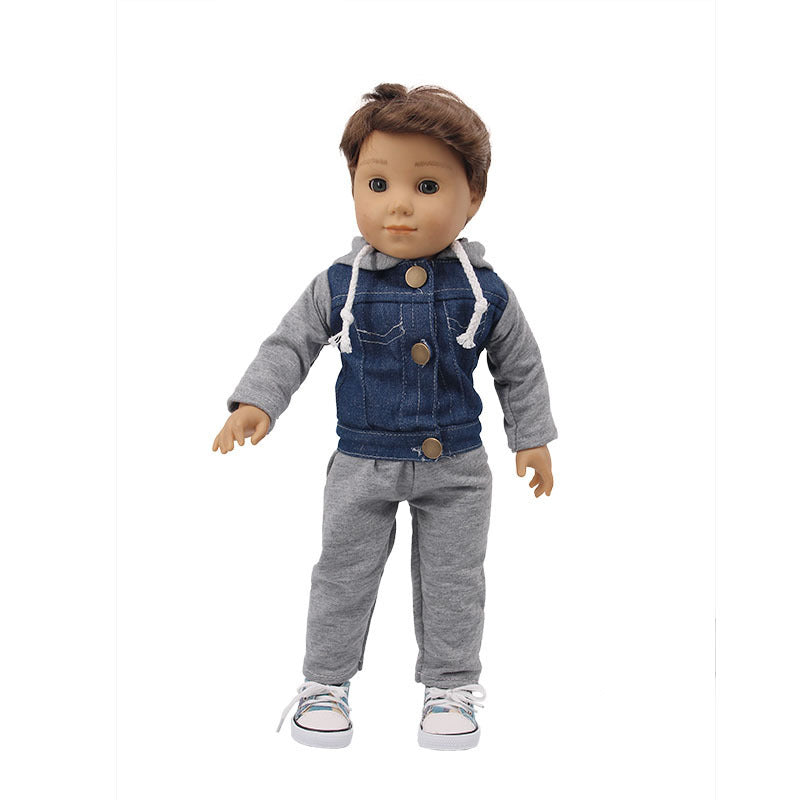 18Inch Baby Accessories Denim Overalls